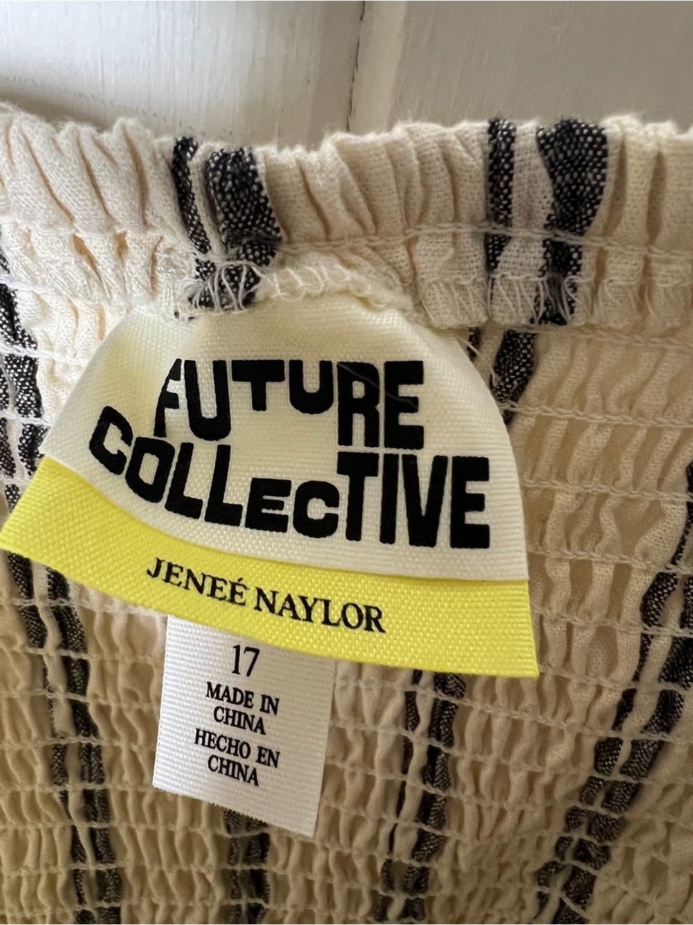 Future Collective Jenee Naylor Linen Blend Corset Mini Dress NWT - Picture 4 of 13